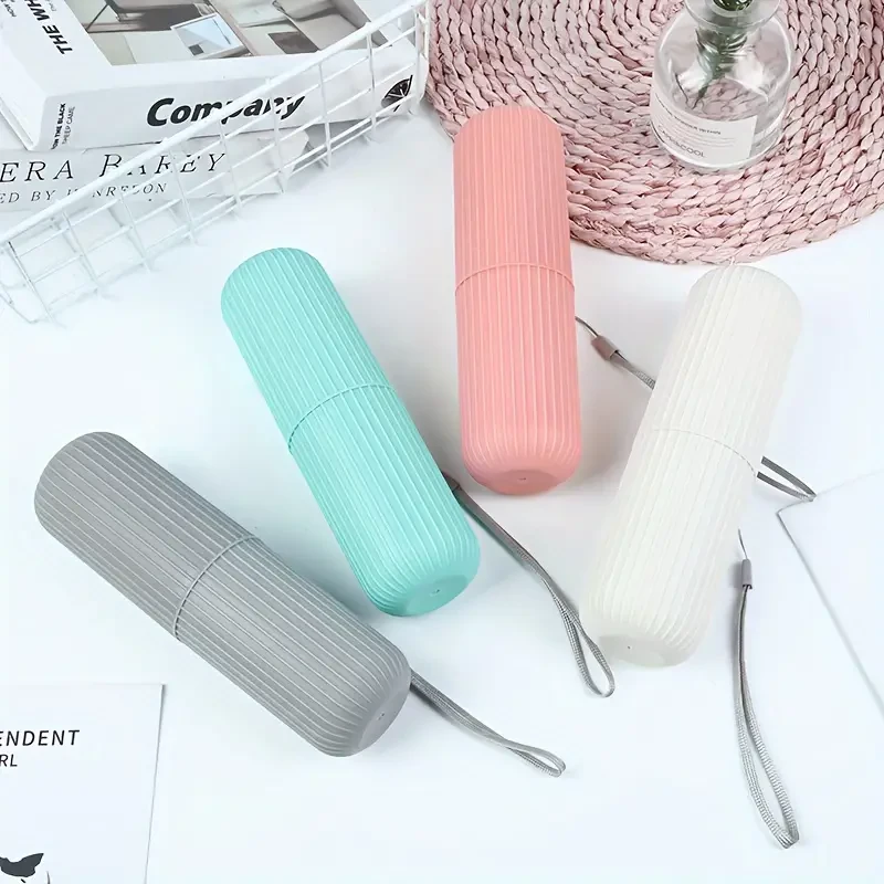Travel Toothbrush Set with Portable Storage Box