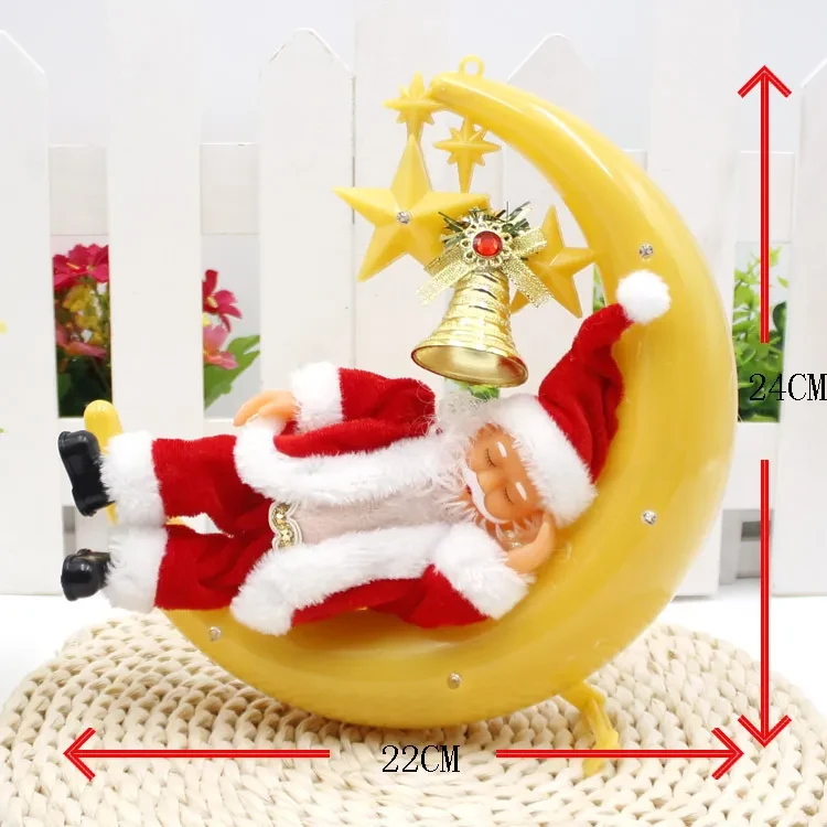 Christmas Music Moon Snoring Electric Santa