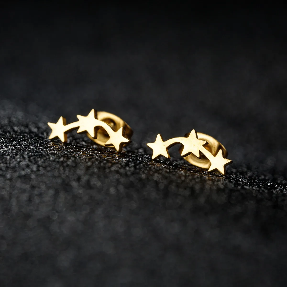 Ear Studs Ins Geometric Five-pointed Star