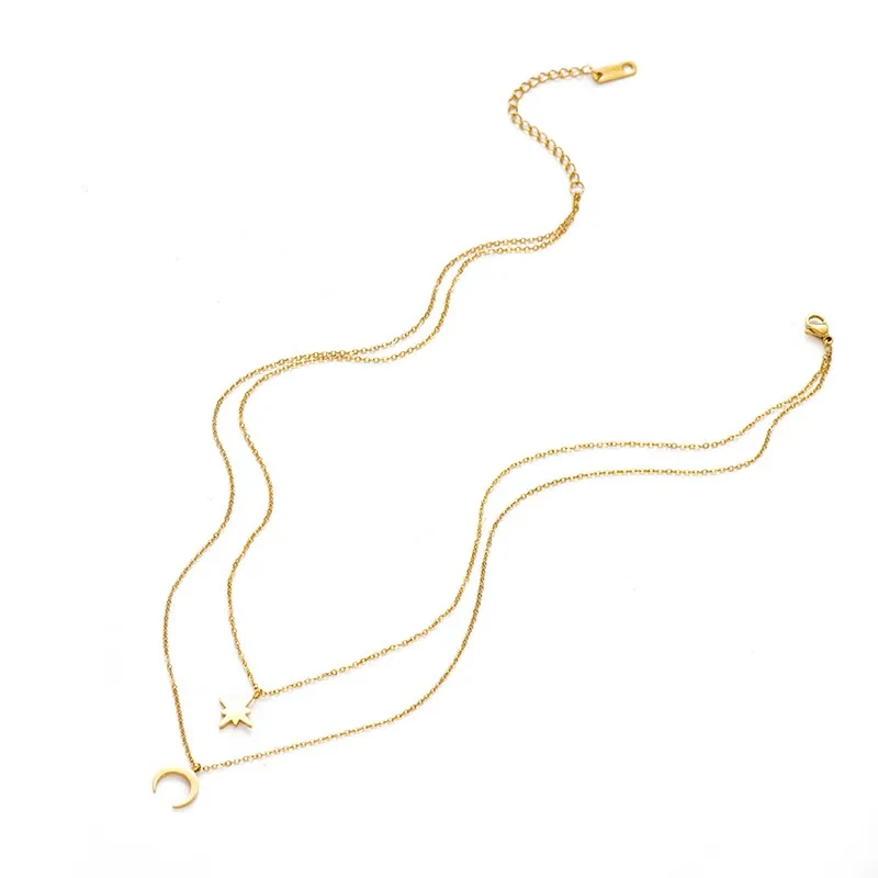 Charm Star European And American Moon Chain