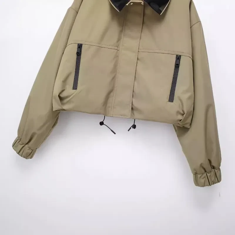Women's Fashion Hooded Short Jacket