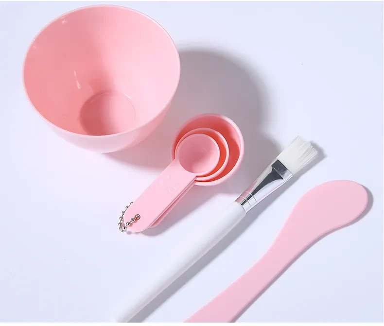 Portable Solid Color DIY Mask Bowl Tool Set