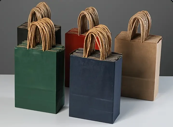 100 Pieces Of High-end Kraft Paper Bags
