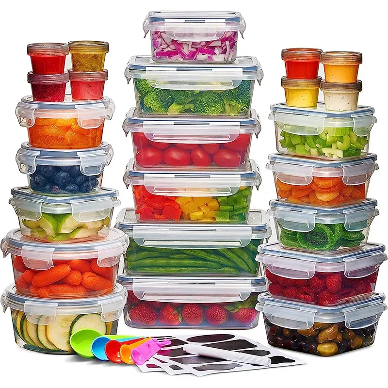 Kitchen Refrigerator Transparent Plastic Seal Box