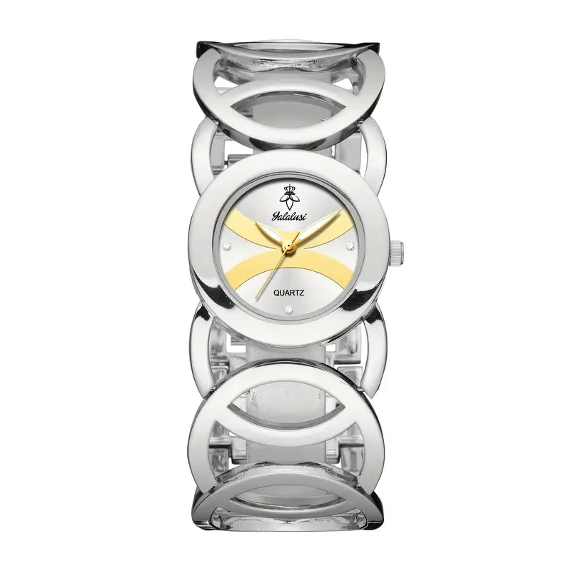 YaLaLuSi Luxury Golden-Tone Quartz Women's Watch