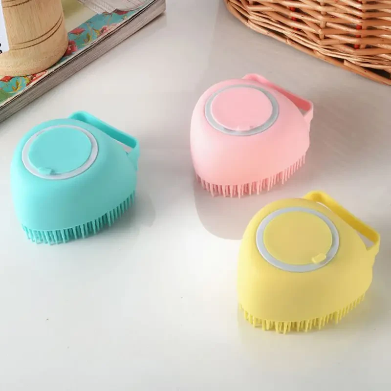 Silicone Pet Bath Massage Gloves -