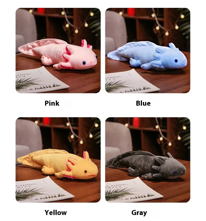 Cute Spotted Hexagonal Dragon Plush Salamander Doll Dinosaur Doll