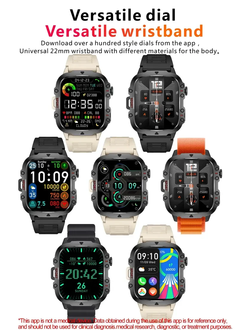 Smart Watch For Men Voice Assistant
