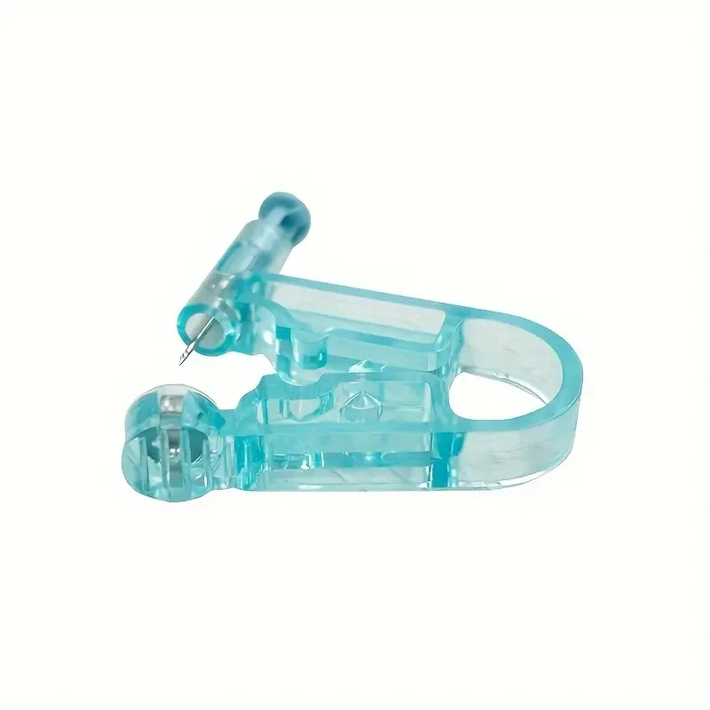 Disposable Plastic Ear Piercing Gun Kit - Self-Piercing Tool with Safety Ear Stud Applicator for Adults