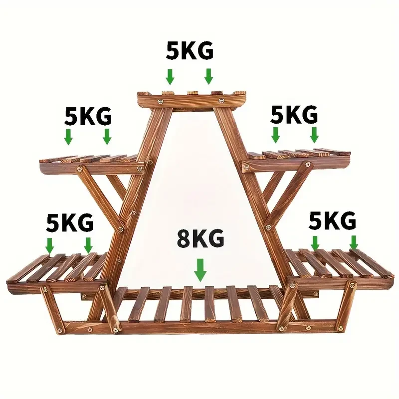 6 tier Plant Stand Holder Flower Display Stand
