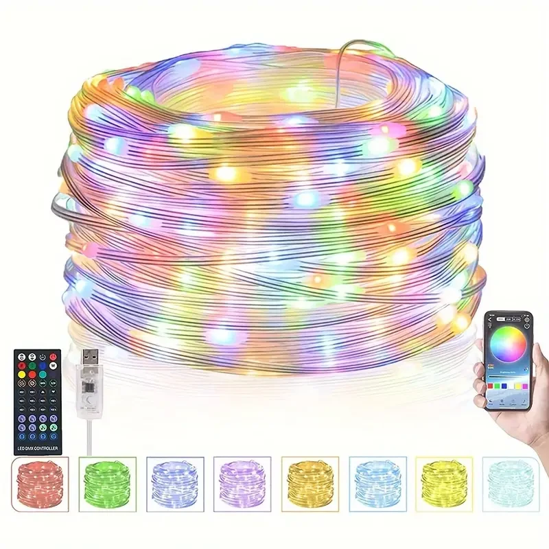 Smart Christmas String Lights 15m