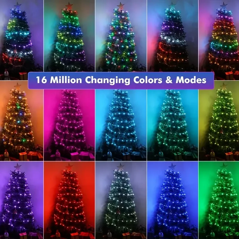 Smart Christmas String Lights 15m