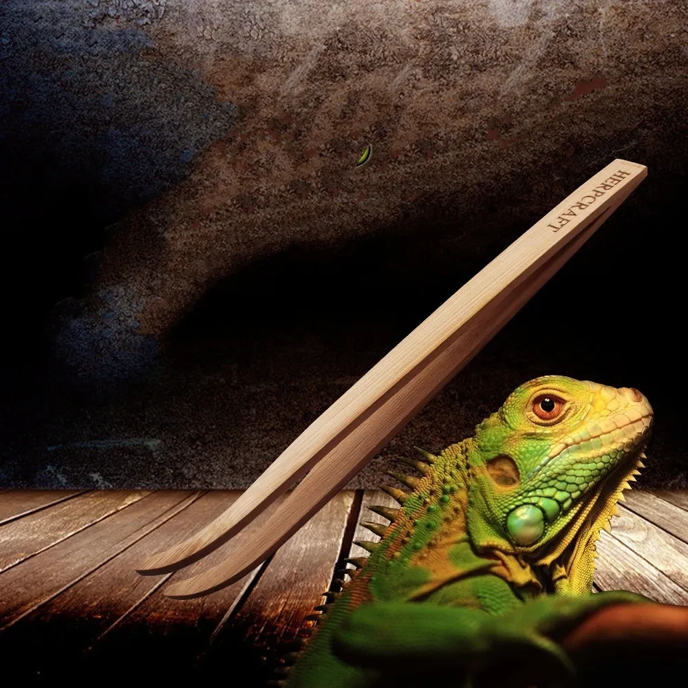 Bamboo Tweezers Crawling Pet Feedin