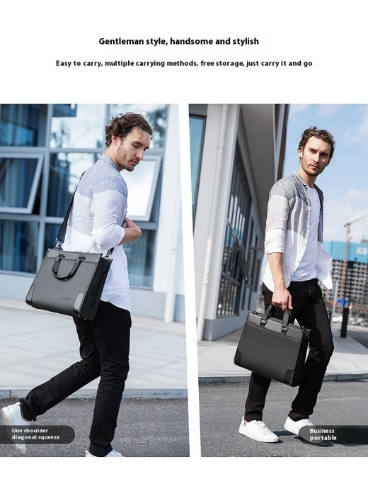 Men's Business Handheld Notebook Computer Briefcase