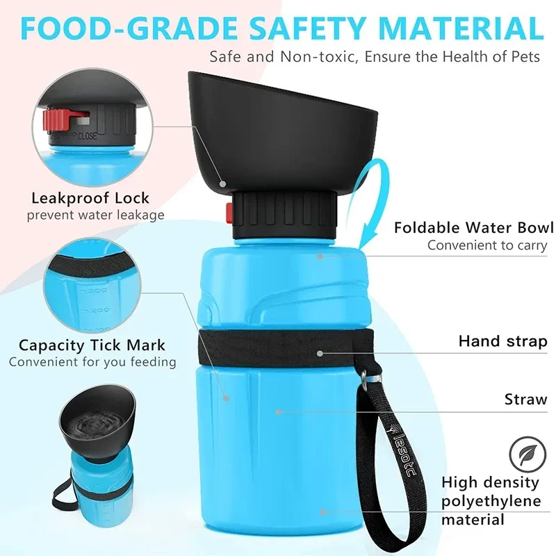 Pet Outdoor Foldable Bottle