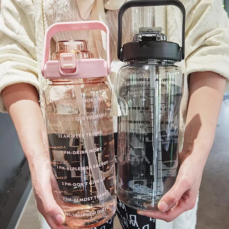 Water Bottle with Inspirational Messages