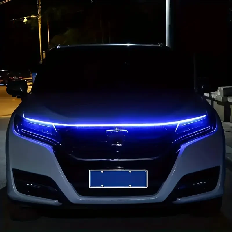 LED Light Strips for Trucks - Hood Grille Ambient Lights with Scanning Function