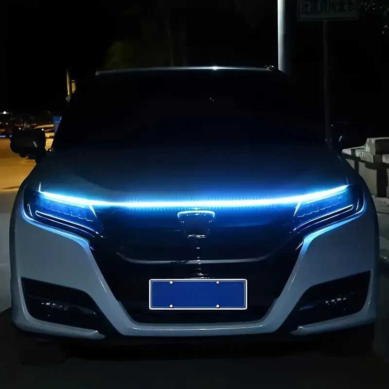 LED Light Strips for Trucks - Hood Grille Ambient Lights with Scanning Function