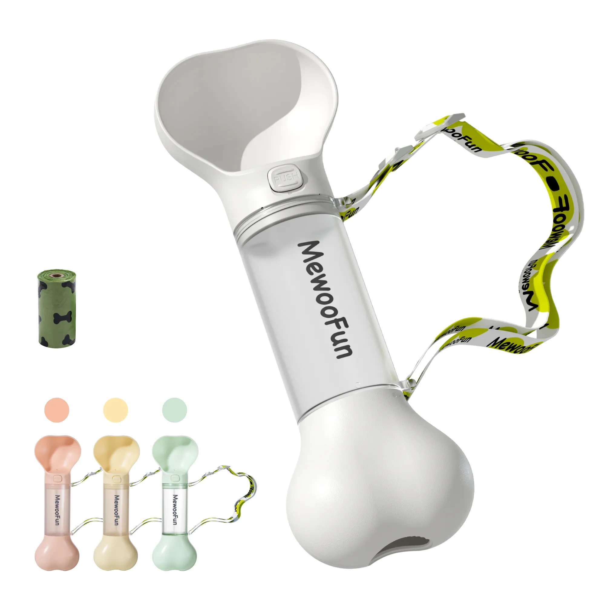 Mewoofun Pet Dog Water Bottle Feeder Bowl