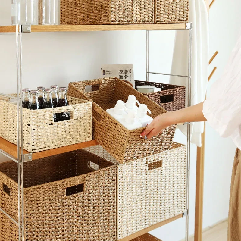 Straw Storage Box For Household Storage