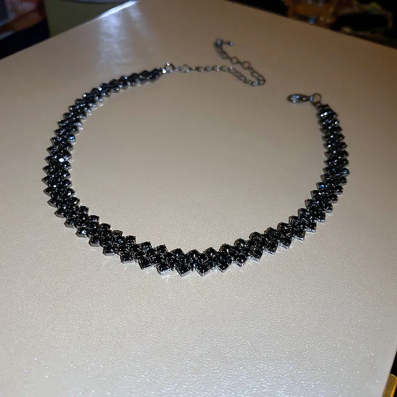 Full Diamond Stitching Necklace Fashion Special-interest
