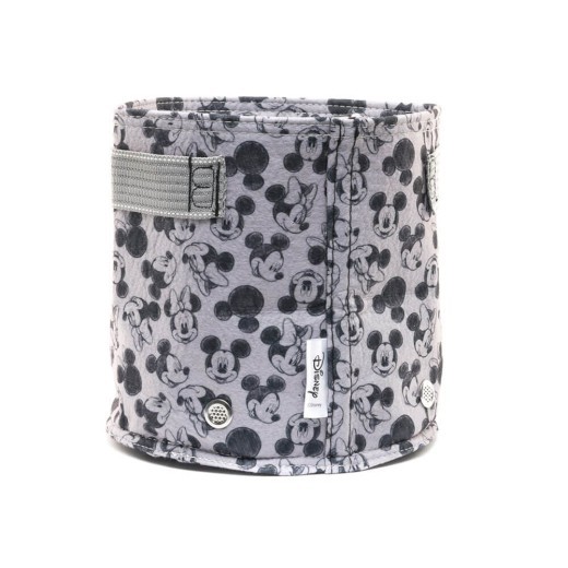 Eco Pot Fabric : Mickey & Minnie Mouse Small Grey