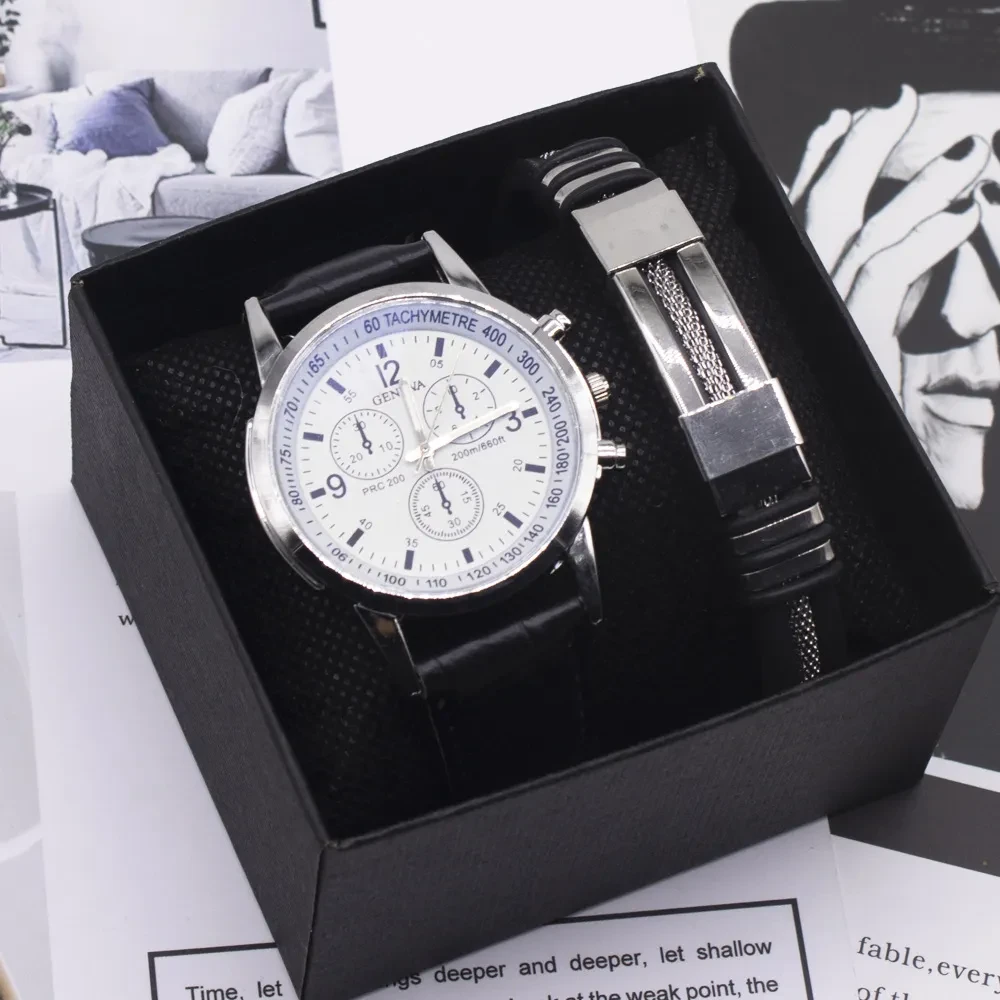 Blue Light Mens Wrist Watch