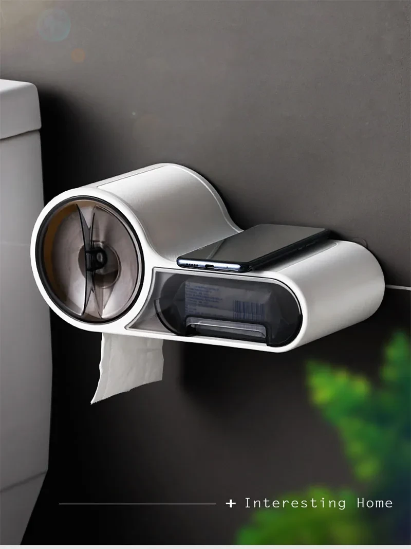 Home toilet bathroom roll holder