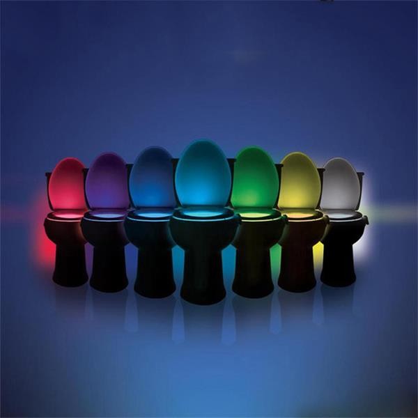 Led Toilet Night Light Motion Sensor With 8 Colour Changes