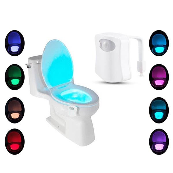 Led Toilet Night Light Motion Sensor With 8 Colour Changes
