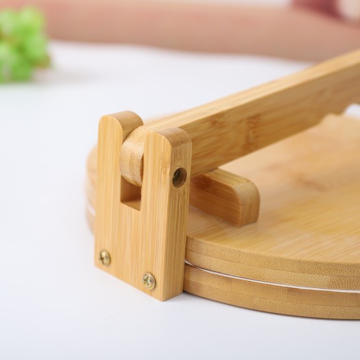Creative Simple Round Wooden Cake Pressing Machine