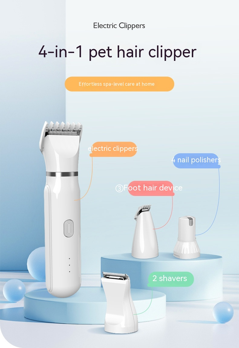 Pet Shaver 4 In 1 Suit Electric