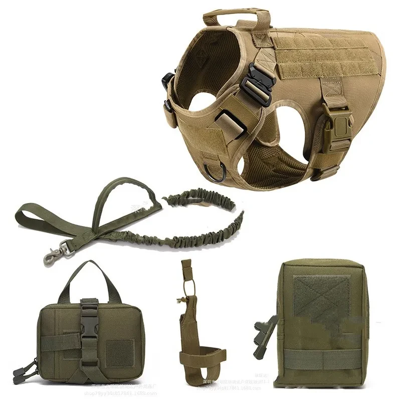 Tactical Dog Harness Pet German Shepherd K9
