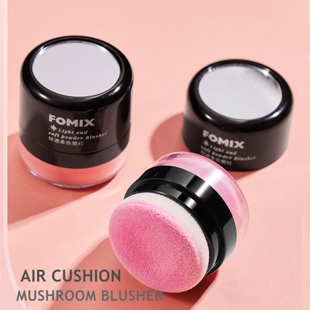 FOMIX Loose Powder Air Cushion Blush - Soft Matte Natural Cheek Colors