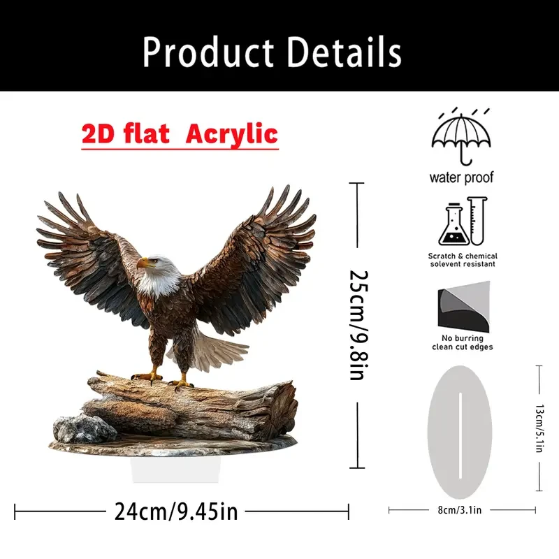 Bohemian Style Eagle Acrylic Desk Decor