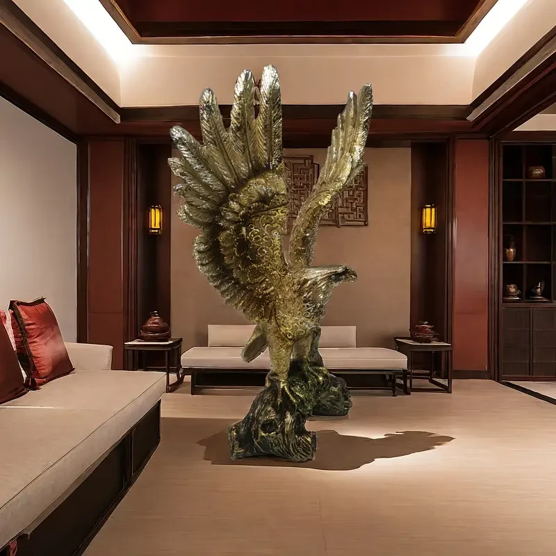 1pc, Resin Eagle Statue