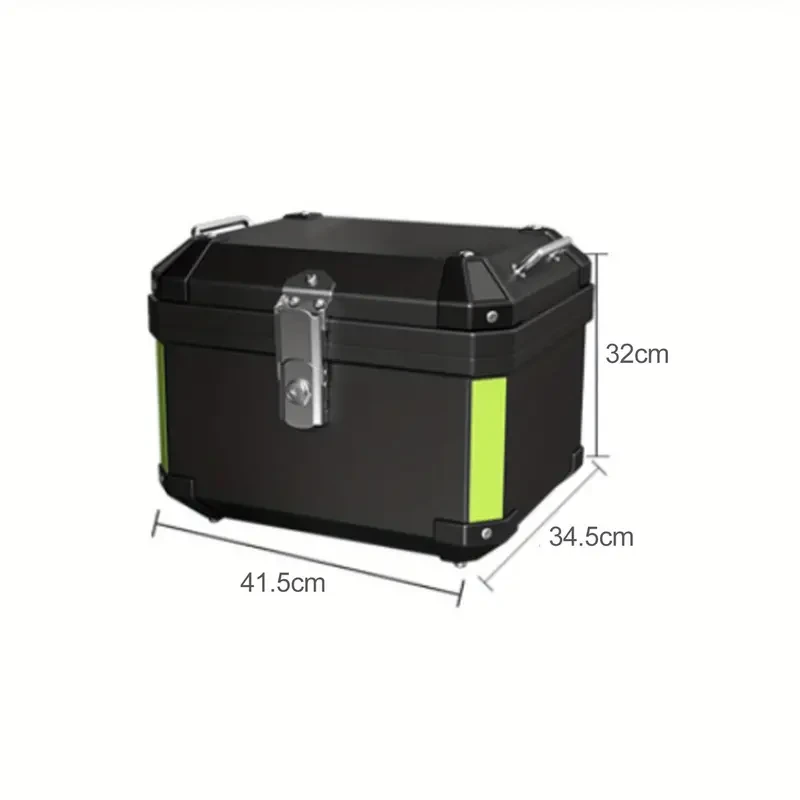 LIXADA 45L Motorcycle Rear Trunk Waterproof Helmet & Luggage Storage Box