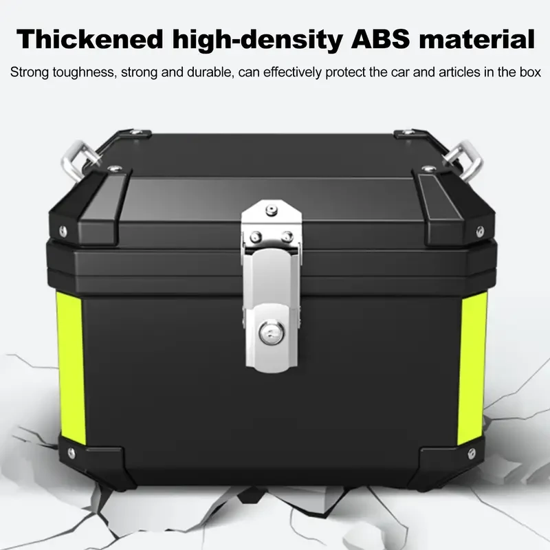 LIXADA 45L Motorcycle Rear Trunk Waterproof Helmet & Luggage Storage Box