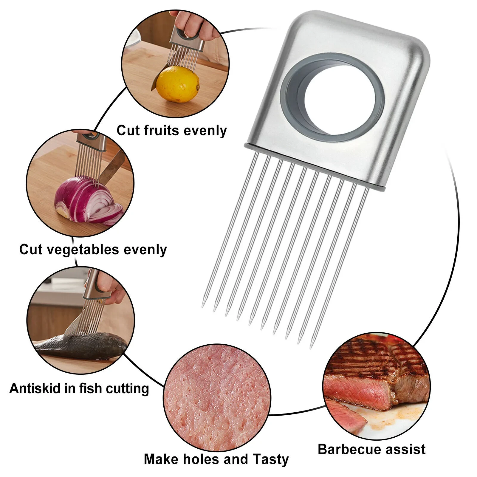 Onion Holder Slicer Tomato Cutter Vegetable tools