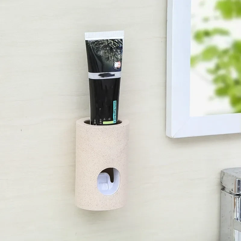 Household Bathroom Wall Hanging Automatic Toothpaste Squeezing Set Rack Wall Hanging