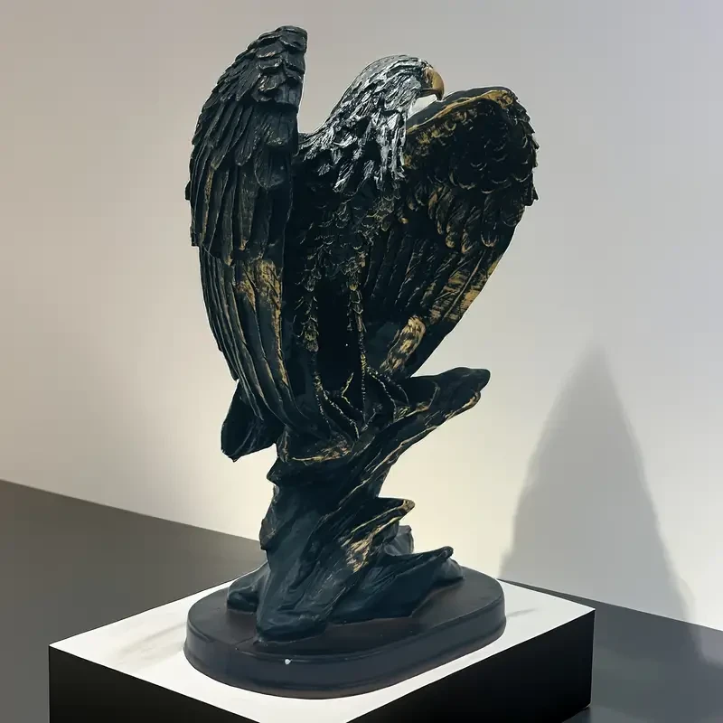 1pc Eagle Statue Resin Sculpture Frgurine