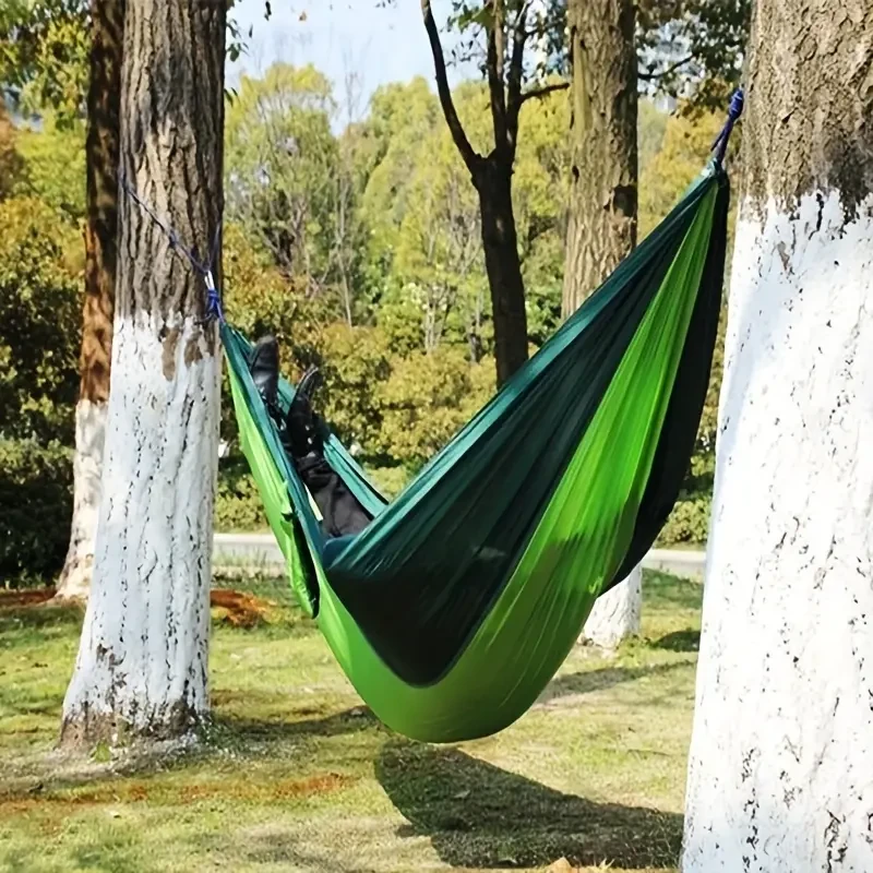 Double Camping Hammock  2-Person Parachute Nylon Swing