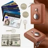 Smart Zipper RFID Slim Leather Wallet