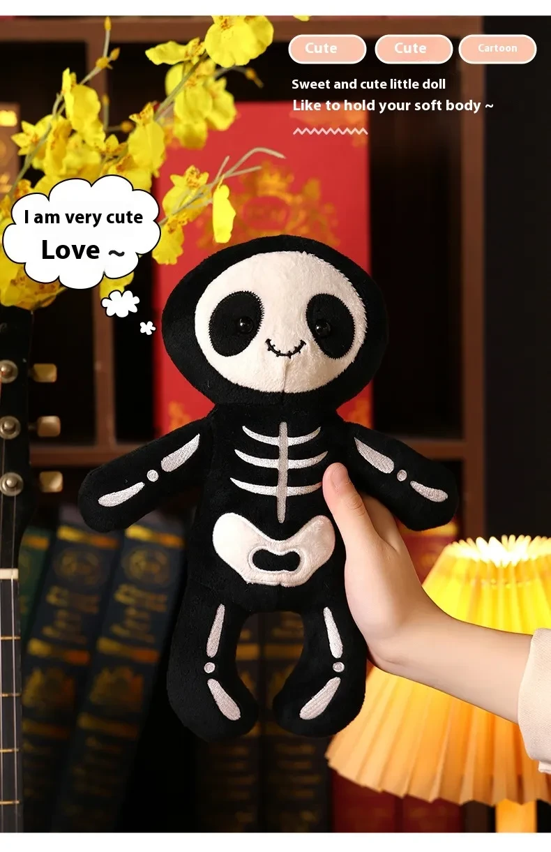 Halloween Props Skull Pillow Plush Toy