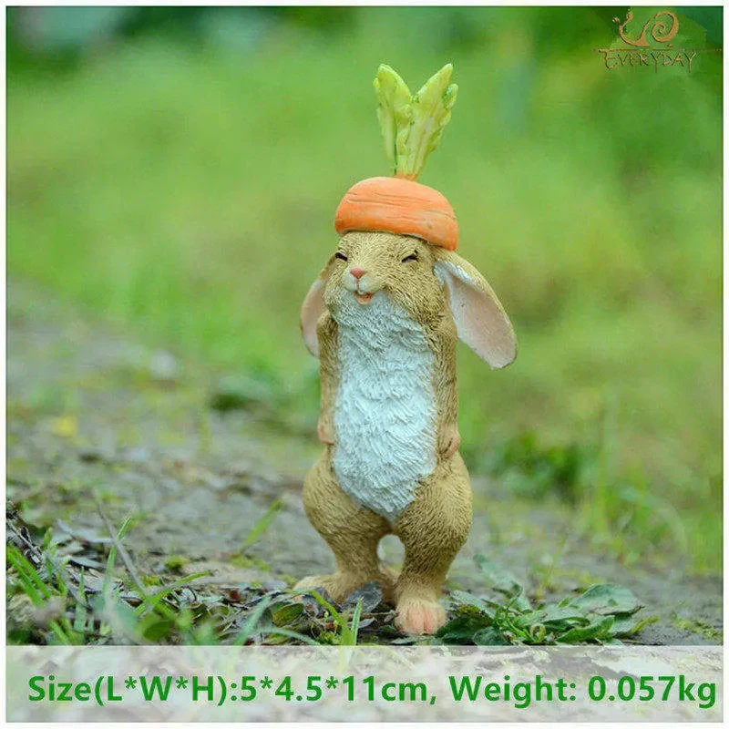 Bunny Resin Ornaments