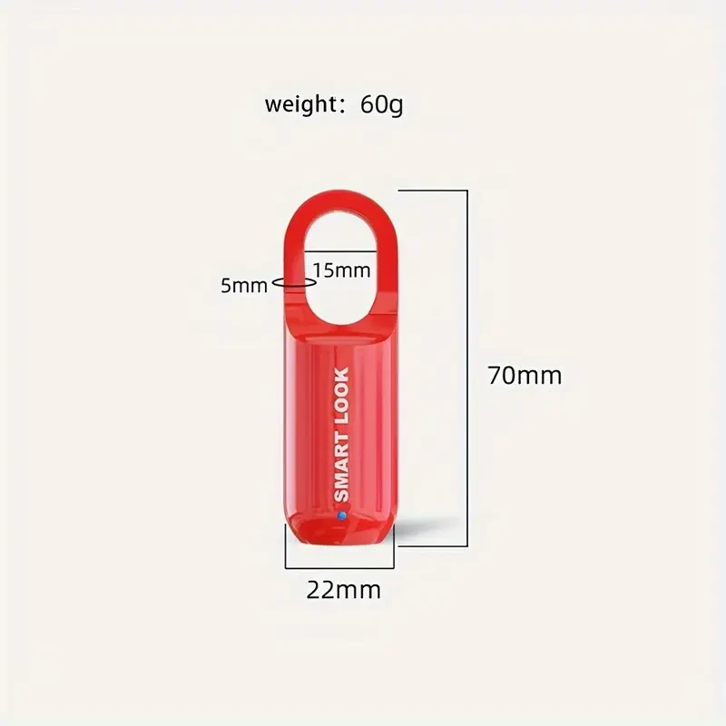 MINI Fingerprint Padlock USB Rechargeable & Long Standby