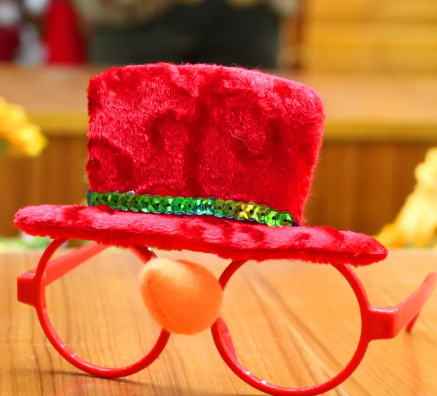 Christmas glasses frame