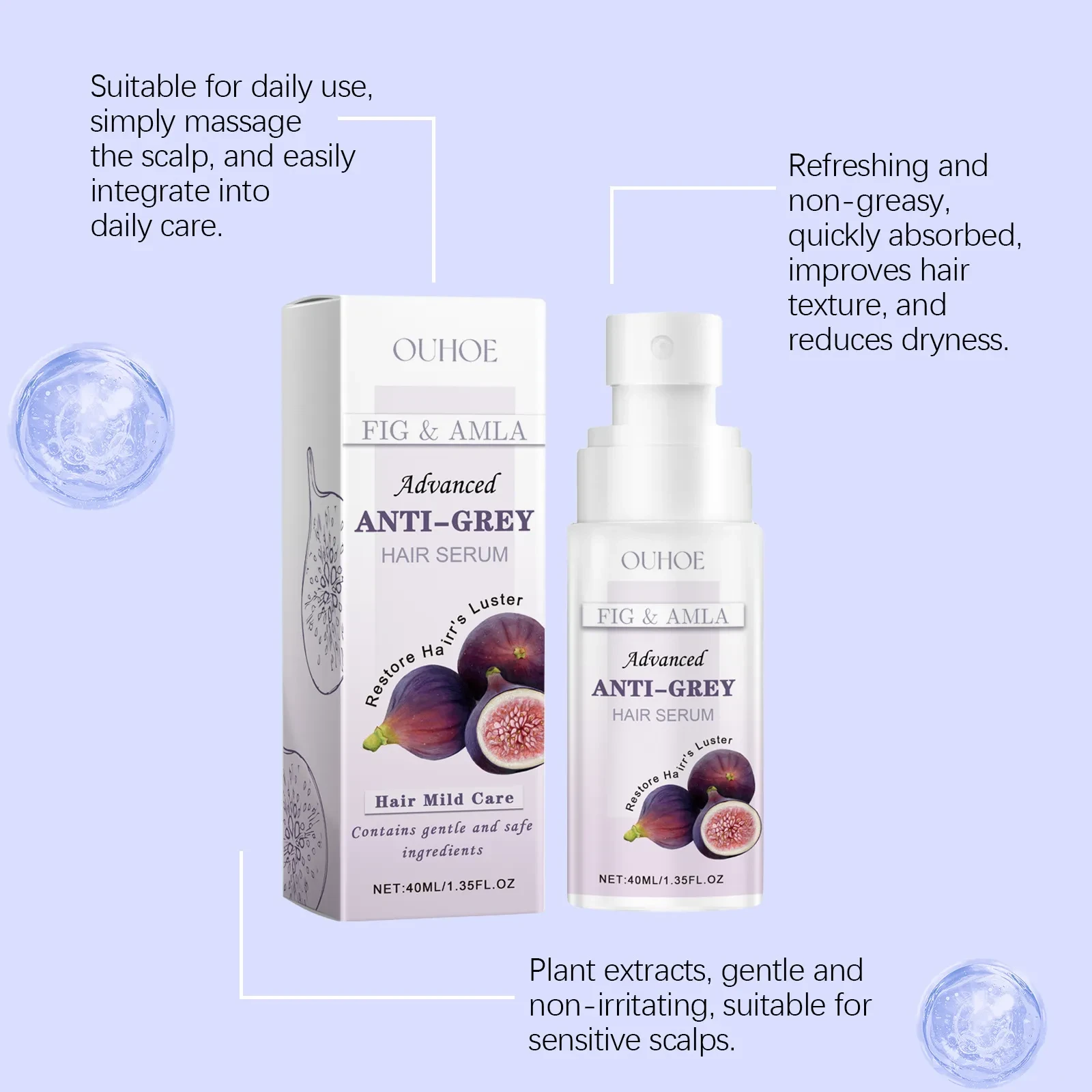 Gray Hair Care Solution