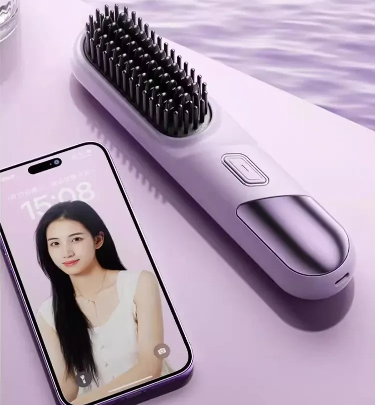 Portable Dual-purpose Wireless Straight Comb Anion Hair