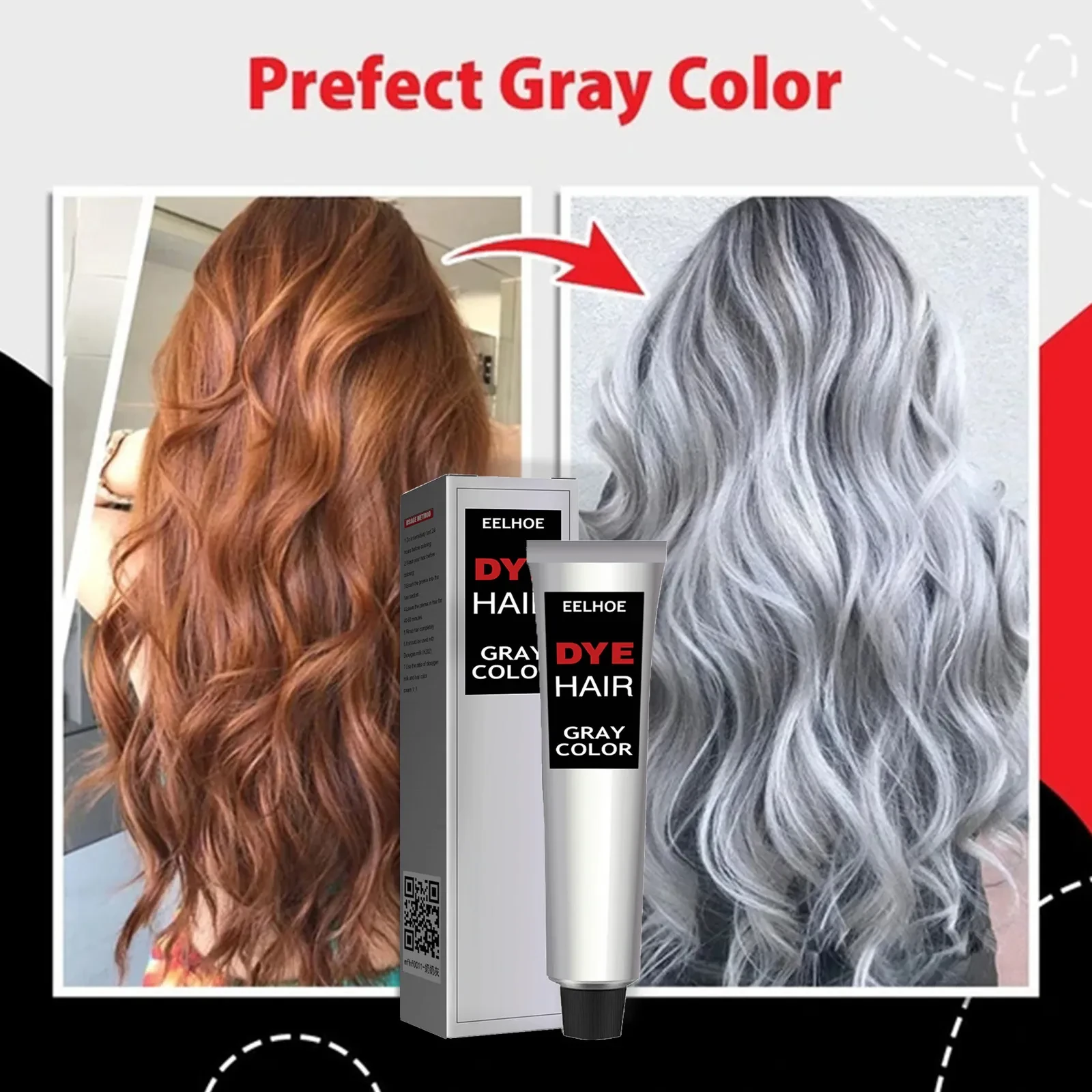 EELHOE Hair Conditioner Grey Colour